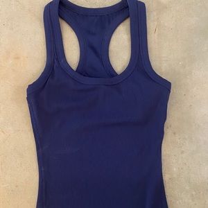 ALO Rib Support Tank - Rich Navy XS